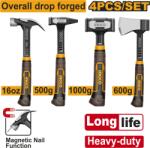 INGCO Set de Ciocan si Secure 4 buc Profesional (HCH9004L) Ciocan