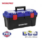 WORKPRO 507 x 254 x259 mm Szerszámos láda tartalom nélkül Kék, Fekete (WP283002) (WP283002)