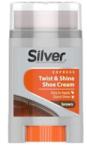 Silver Crema Lichida pentru Pantofi cu Aplicator Silver, Maro, 50 ml, 6 Buc (MAG1016288TS)