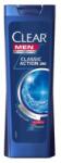 CLEAR Set 3 x Sampon Anti-matreata Clear Men Action 2in1, cu Taurina si Vitamina B3, 225 ml