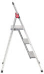 TOOLCRAFT Alimínium ötvözet Kettős fellépő Összecsukható, Szerelés szerszám nélkül Ezüst EN 14183 3.9 kg (TO-10104639) (TO-10104639)