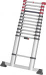 Hailo T80 FLEXLINE Alumínium Teleszkópos létra Munkamagasság (max. ): 4.5 m Ezüst, Fekete, Piros DIN EN 131 13.1 kg (7113-131) (7113-131)