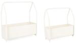 Bizzotto set de suporturi pentru plante decorativ din oțel acoperit cu pulbere 99KK-DOUZYG_00X (0722935)