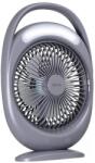 Vayox LED tölthető asztali ventilátor LED világítással LED/2, 8W/5V USB 2400 mAh szürke VA0433G (BX0087)