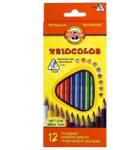 ICO ICO: Koh-I-Noor Tricolor háromszögletű színes ceruza szett 12db-os (7140104001-362920)