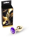 MyLove Plug anal MyLove Toys Jewellery Gold, oțel inoxidabil, bază cu diamant decorativ (ATR-64-00017ML)