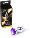 MyLove Plug anal MyLove Toys Jewellery Silver, oțel inoxidabil, bază cu diamant decorativ (ATR-64-00008ML)