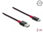 Delock Cablu EASY-USB 2.0-A la USB Type C T-T 2m Negru, Delock 81543 (81543)