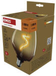 EMOS Z59G01 LED izzó E27 S123 4W 150lm 1800K meleg fehér flame izzószál vintage 2 év garancia (Z59G01)