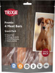 TRIXIE Batoane cu Carne 4 - Fâșii de recompensă pentru câini cu rață, miel, pește și pui (4 x 100 g) 400 g (31853)