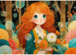 JaCaRou JP-FLOW1000 - Flowered Fabric Grace - 1000 db-os puzzle (JP-FLOW1000)