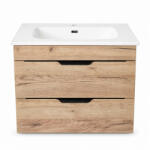 TMP cabinets VOX 60 GOLD CRAFT - fali fürdőszobabútor- Eros SKY E-8099-60 porcelán mosdóval - 61 x 46 x 46 cm (83401758) - watermarkt
