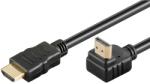 PremiumCord Cablu HDMI, conector 90 grade, High Speed, 4K, Versiunea 1.4, conectori auriti, 5m, PremiumCord, kphdmea5