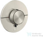 Hansgrohe AXOR SHOWERSELECT ID Round Highflow, 1 fogyasztó+1 funkciós falsík alatti termosztátos csaptelep, rozsdamentes acél hatású 36776800 (36776800)