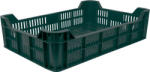 Strend Pro Garden Gyümölcstartó láda, Strend Pro Garden M10, sötétzöld, 21 literes, 60 x 40 x 15 cm, perforált falú, műanyag, egymásra rakható, maximum 10 kg teherbírás (TC254571)