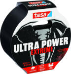 tesa Ragasztószalag, Tesa Ultra Power Extreme, fekete, 5 cm x 10 m, extra erős, vízálló, UV-álló, időjárásálló, szöveterősítésű, kézzel téphető (TC2173627)