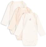 Fanga Fontana gyerek body FIO STRIPE LS BODY OCS 3 db - bézs 62