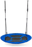 ECOTOYS Fészekhinta, ECOTOYS BOC100, kék, átmérő: 100 cm, vízálló, állítható kötélmagasság: 140-190 cm, acél váz, poliészter, teherbírás: 150 kg (TF1086)