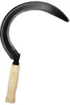 Strend Pro Garden Sarló, Strend Pro Garden Travnik 45, 45 cm, fekete, kovácsolt acél penge, pengehossz: 35 cm, fa nyél (TC211119)