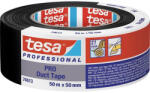 tesa Ragasztószalag, Tesa Pro Duct Tape, fekete, 5 cm x 50 m, polietilén bevonatú, vízálló, könnyen letekerhető, erős (TC2172932)