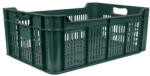 Strend Pro Garden Gyümölcstartó láda, Strend Pro Garden M20, sötétzöld, 48 literes, 60 x 40 x 21, 5 cm, perforált falú, műanyag, egymásra rakható, maximum 20 kg teherbírás (TC254572)