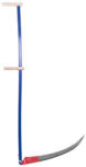 Strend Pro Garden Kasza, Strend Pro Garden Sobol, 70 cm, piros védőfestés, kék nyél, kovácsolt acél, hagyományos kivitel, íves, hegyes végű penge, kézi használatra, 145 cm fém nyél, 1 fa markolat (TC211108)