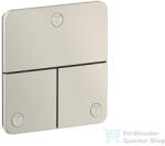 Hansgrohe AXOR SHOWERSELECT Softsquare 3 funkciós falsík alatti váltószelep, rozsdamentes acél hatású 36781800 (36781800)