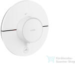 Hansgrohe AXOR SHOWERSELECT ID Round Highflow, 1 fogyasztó+1 funkciós falsík alatti termosztátos csaptelep, matt fehér 36776700 (36776700)