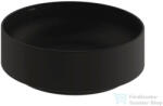 Kludi RESA R 40 cm-es pultra ültethető mosdó, csaplyuk és túlfolyó nélkül, matt fekete 58CW1039 (58CW1039)