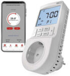 EMOS P56601SH GoSmart 2 az 1-ben konnektoros, digitális termosztát időzítő funkcióval, schuko, WiFi (2106000400)