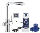  Grohe Blue Pure S mosogató csaptelep kihúzható fejjel és vízszűrővel, 30591000 (30591000)