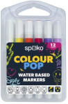 Spoko Filctoll SPOKO Colour Pop háromszögletű vízbázisú 12 darabos (S045099412) - mystock