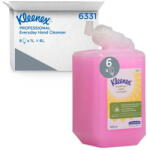 Kimberly Set 6 rezerve sapun lichid cu parfum floral Kleenex Pink 1L Set 6 buc rezerve sapun 1 L Kleenex Pink (CK6331)