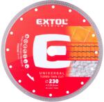 Extol Gyémánt vágókorong, turbó Thin Cut, száraz és nedves vágásra, O 230x22.2x2mm, EXTOL PREMIUM (8803045)