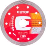 Extol Gyémánt vágókorong, turbó Thin Cut, száraz és nedves vágásra, O 125x22, 2x1, 4mm, EXTOL PREMIUM (8803042)
