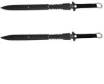 DEPOX Set doua sabii de vanatoare DEPOX®, Last Ronin, maner textil, 68.5 cm, negru (0998)