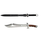 DEPOX Set sabie si maceta, DEPOX®, Style of Persia, otel inoxidabil, 50 cm, argintiu (0995)