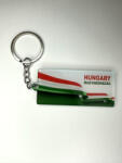  Hungary - Magyarország nemzeti színű prémium kulcstartó (CQ05518)