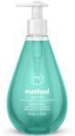 Ecover METHOD Waterfall folyékonyszappan, csepp alakú pumpás flakon, frissítő vízesés illat tengeri só, vízi liliom és szantálfa jegyekkel, 354ml/flakon