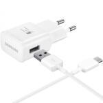 Samsung Incarcator Retea cu Cablu USB-C Samsung EP-TA200W + DG970BWE, 15W, 2A, 1 x USB-A, Alb GP-PTU020SOBWQ (inc/cu/us/sam/ep/1x/al)