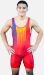 ARMURA Dres de Lupta Tricolor V2 Seniori Rosu (AFS243-rosu-2XL)