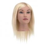  Martina babafej természetes hajjal, 25 cm, világos szőke (1161) (UFS1163-R)