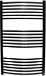Thermoynd Portprosop curbat Thermoynd, 450 x 700 mm, negru mat, calorifer baie, accesorii incluse (Thermoynd45x70NegruCurbat)