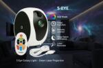 s-shop Proiector Laser RGB S-Eye Galaxy Light, Cer Instelat, Telecomanda si Timer Inteligent pentru Relaxare