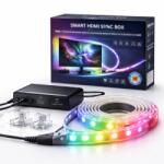 s-shop S-Eye AmbientSync Pro - Lumina Ambientala care Urmareste Imaginea TV | Banda LED RGBIC HDMI Sync 2.6m