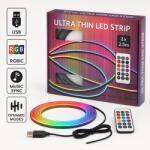 s-shop Bandă LED RGBIC s-eye Ultra Thin 5m cu Telecomandă și USB