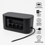 s-shop Cutie organizare cabluri S-Eye cu 5 prize USB-A USB-C și capac de protecție