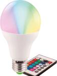 Total Green Bec LED RGB EVO17 A60 5W E27 cu Telecomanda, Reglabil Intensitate, 109mm x 60mm, Ideal Iluminat Ambiental Decorativ si Flexibil pentru Casa (EL0039408)