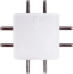 Erste Conector Imbinare Plus LED Link 32x32x12mm pentru Sisteme Iluminat 24V, Adaptor Cruce Modular Rapid, Montaj Ascuns Sub Rafturi, Design Compact (EL0042738)