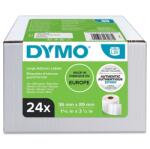 DYMO Етикети за адресиране Dymo 36 x 89 перманентни бели mm, 24 ролки от 260 етикета бр (S0722390)